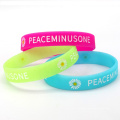 Factory Custom Color Logo Brand Luminous Exquisite Bracelet Silicone Wristband